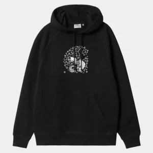 Carhartt WIP Hocus Pocus Sweatshirt Med Haette | Sort Hvid Cheap