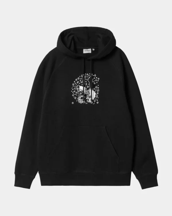 Carhartt WIP Hocus Pocus Sweatshirt Med Haette | Sort Hvid Cheap