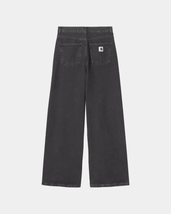 Carhartt WIP Jane Pant | Sort (Heavy Stone Vask) Outlet