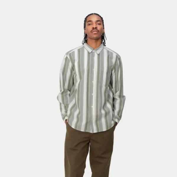 Carhartt WIP Kendricks Stripe Shirt | Dundee / Park Clearance