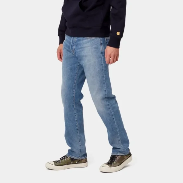 Carhartt WIP Klondike Pant - Stretch Denim | Bla (Slidt Bleget) Sale