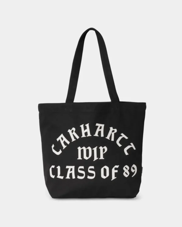 Carhartt WIP Laerred Grafisk Tote | Sort / Tonic Klasse Af 89 Print Store