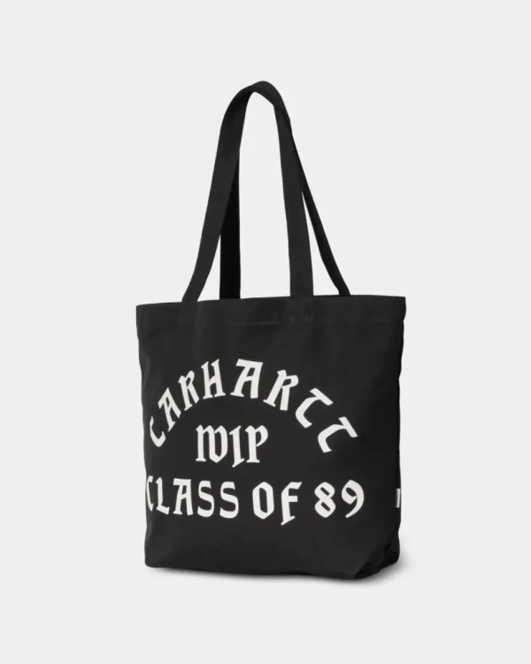 Carhartt WIP Laerred Grafisk Tote | Sort / Tonic Klasse Af 89 Print Store