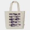 Carhartt WIP Laerred Grafisk Tote Stor | Wax Ink Bleed Print Outlet