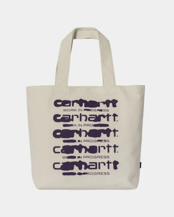 Carhartt WIP Laerred Grafisk Tote Stor | Wax Ink Bleed Print Outlet