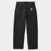 Carhartt WIP Landon Pant | Sort (Heavy Stone Vask) Hot