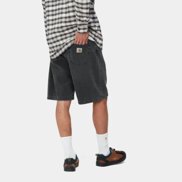 Carhartt WIP Landon Short | Sort (Heavy Stone Vask) Fashion