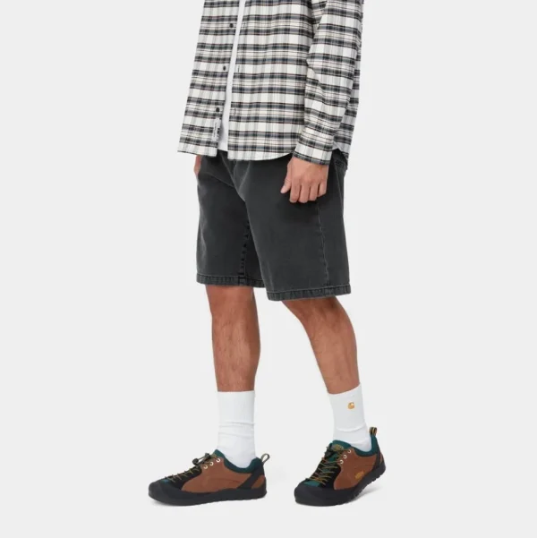 Carhartt WIP Landon Short | Sort (Heavy Stone Vask) Fashion