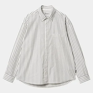 Carhartt WIP Ligety Stripe Shirt | Voks / Sort Flash Sale