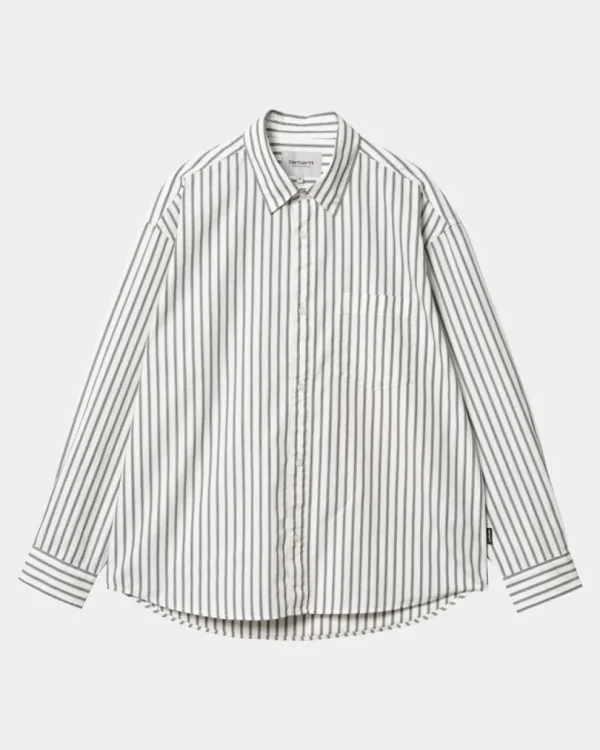 Carhartt WIP Ligety Stripe Shirt | Voks / Sort Flash Sale