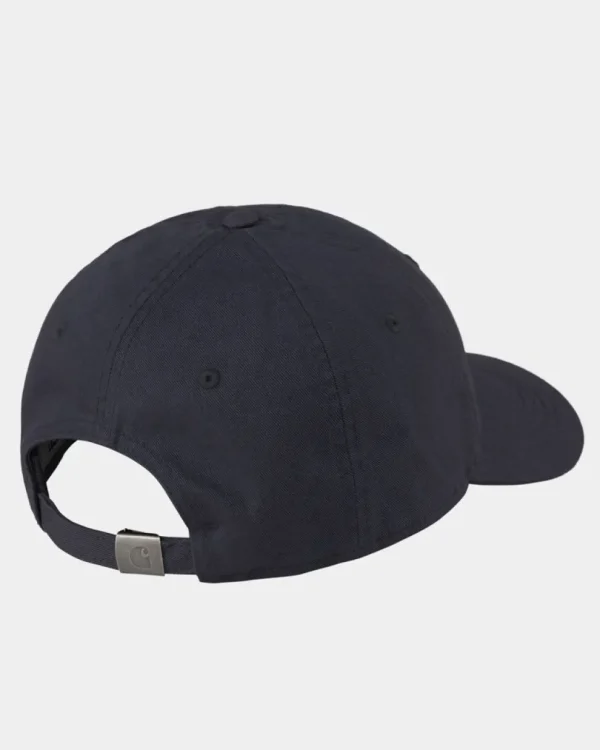 Carhartt WIP Madison Logo Kasket | Mork Navy / Voks Clearance