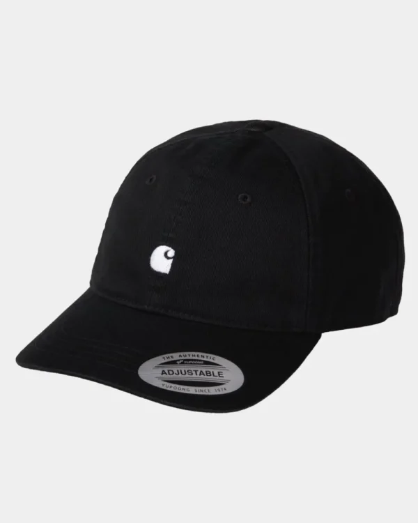 Carhartt WIP Madison Logo Kasket | Sort Hvid Cheap