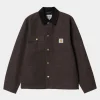 Carhartt WIP Michigan Chore Coat (Forar) | Tobak/Sort (Stiv) Clearance