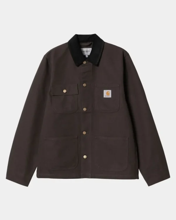 Carhartt WIP Michigan Chore Coat (Forar) | Tobak/Sort (Stiv) Clearance