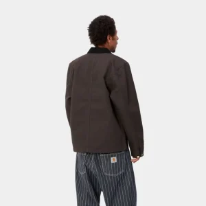 Carhartt WIP Michigan Chore Coat (Forar) | Tobak/Sort (Stiv) Clearance