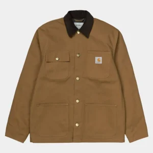 Carhartt WIP Michigan Chore Coat (Vinter) | Hamilton Brown / Tobak (Stiv) Discount