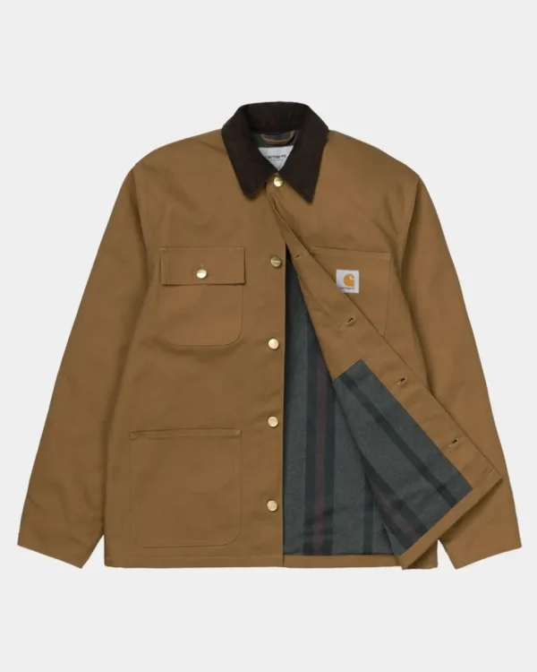 Carhartt WIP Michigan Chore Coat (Vinter) | Hamilton Brown / Tobak (Stiv) Discount