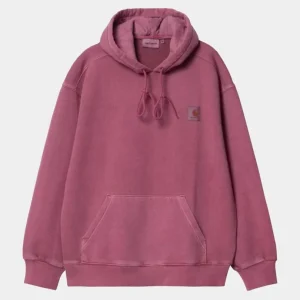 Carhartt WIP Nelson Sweatshirt Med Haette | Magenta New