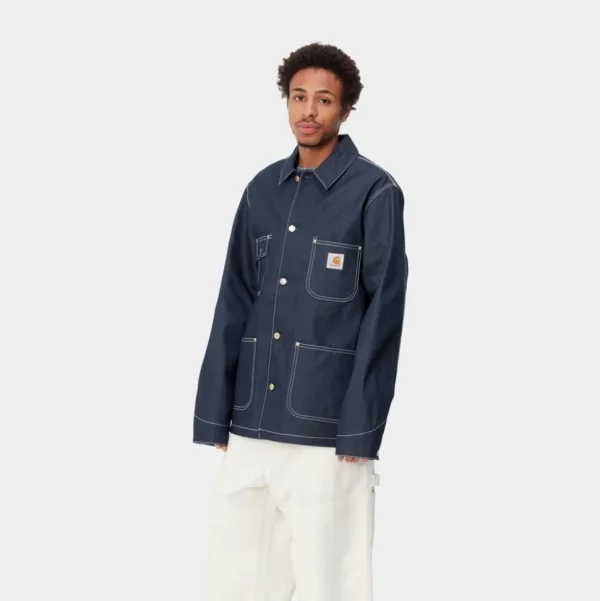 Carhartt WIP Og Chore Coat (Forar) | Bla (Stiv) Fashion