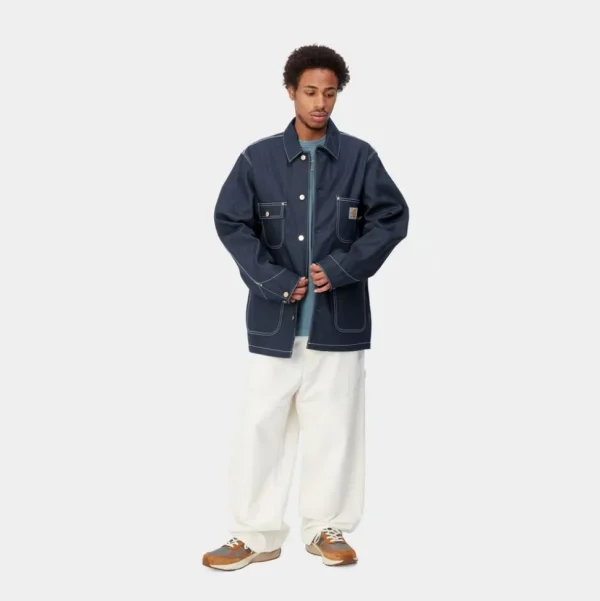 Carhartt WIP Og Chore Coat (Forar) | Bla (Stiv) Fashion