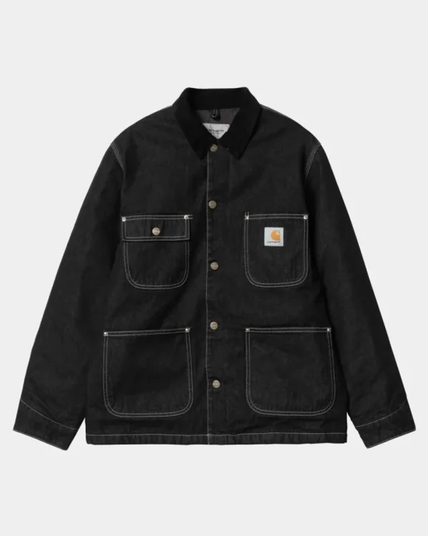 Carhartt WIP Og Chore Coat (Vinter) - Denim | Sort (En Vask) New