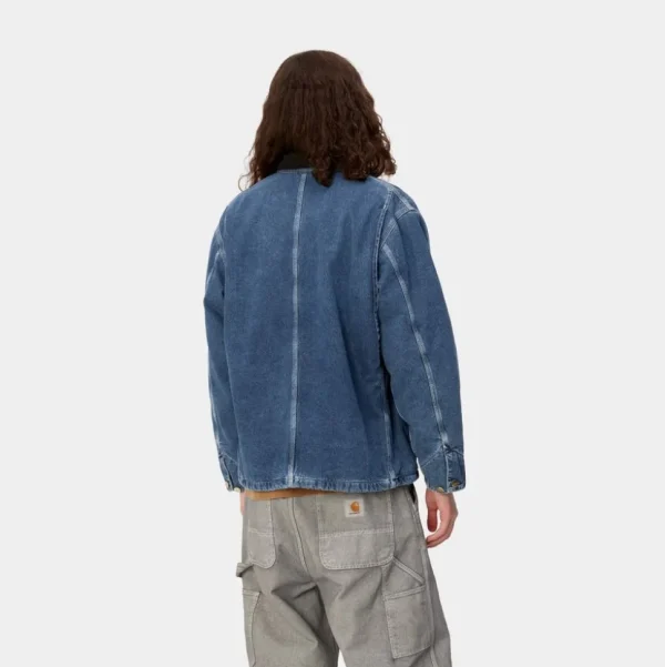 Carhartt WIP Og Chore Coat (Vinter) - Denim | Bla (Stenvasket) Shop