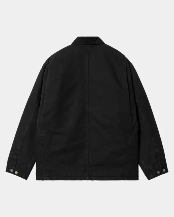 Carhartt WIP Og Chore Coat (Vinter) | Sort (Aeldet Laerred) Shop