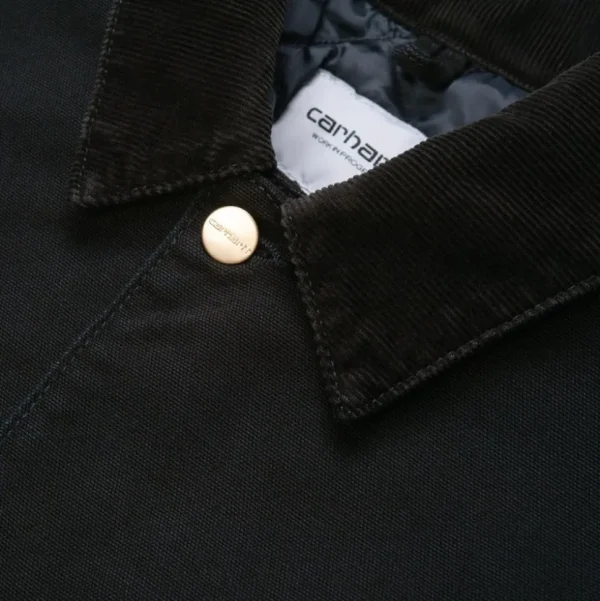 Carhartt WIP Og Chore Coat (Vinter) | Sort (Aeldet Laerred) Shop