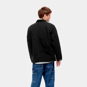 Carhartt WIP Og Chore Coat (Vinter) | Sort (Aeldet Laerred) Shop