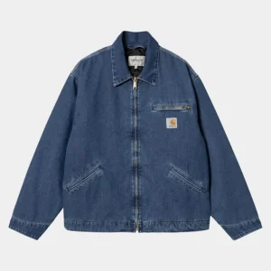 Carhartt WIP Og Detroit Jakke (Forar) | Bla (Stenvasket) Cheap