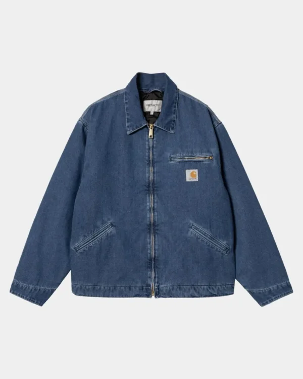 Carhartt WIP Og Detroit Jakke (Forar) | Bla (Stenvasket) Cheap