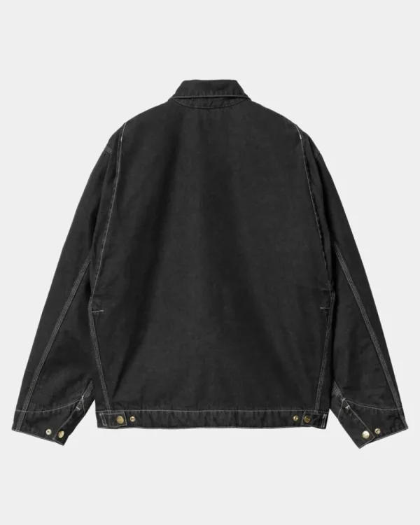 Carhartt WIP Og Detroit Jakke (Forar) | Sort (Stenvasket) Cheap