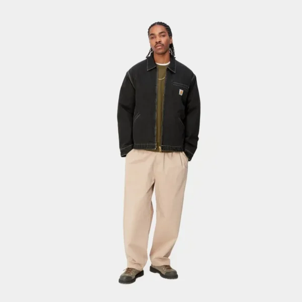 Carhartt WIP Og Detroit Jakke (Forar) | Sort (Stenvasket) Cheap