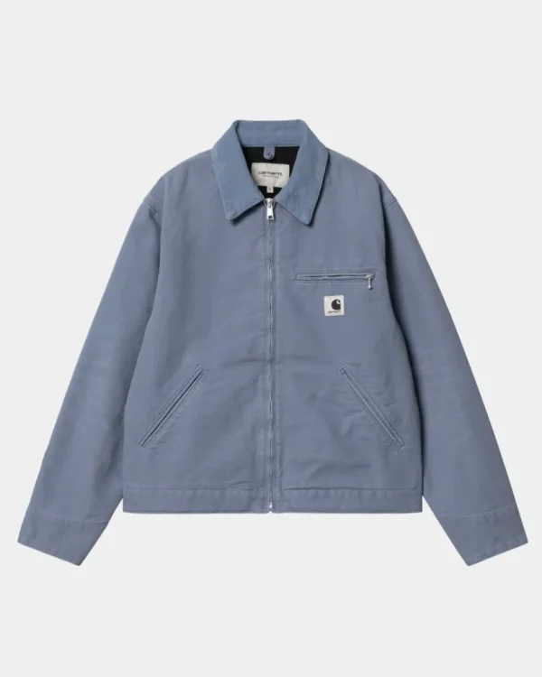 Carhartt WIP Og Detroit-Jakke Til Kvinder | Bay Blue / Bay Blue (Gammelt Laerred) Discount