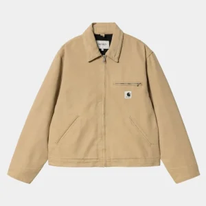 Carhartt WIP Og Detroit-Jakke Til Kvinder | Bourbon / Bourbon (Aeldret Laerred) Flash Sale