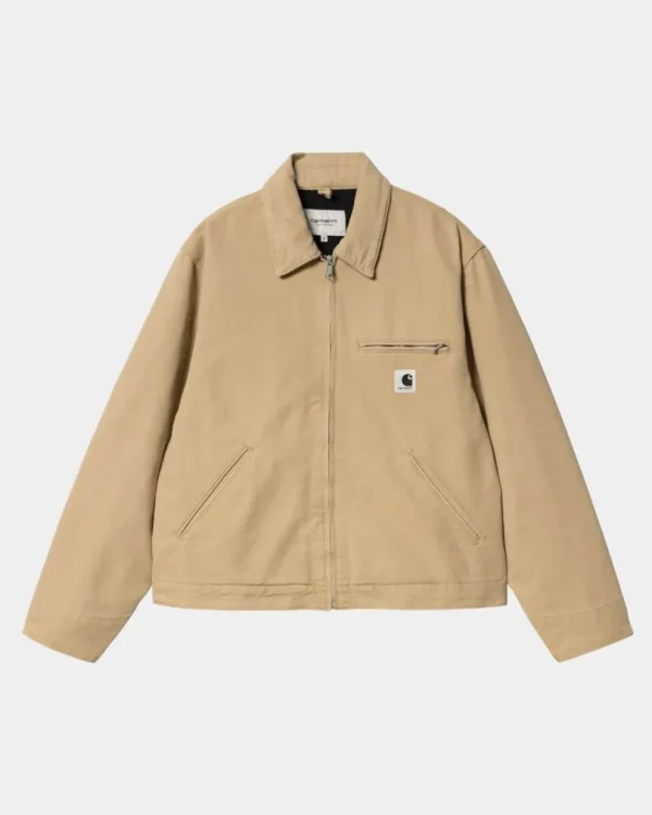 Carhartt WIP Og Detroit-Jakke Til Kvinder | Bourbon / Bourbon (Aeldret Laerred) Flash Sale