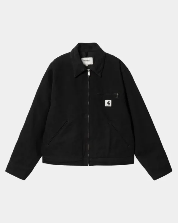 Carhartt WIP Og Detroit-Jakke Til Kvinder (Forar) | Sort Fashion