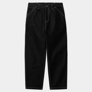 Carhartt WIP Og Loose Fit Single Knee Pant - Norco Denim | Sort (En Vask) Best