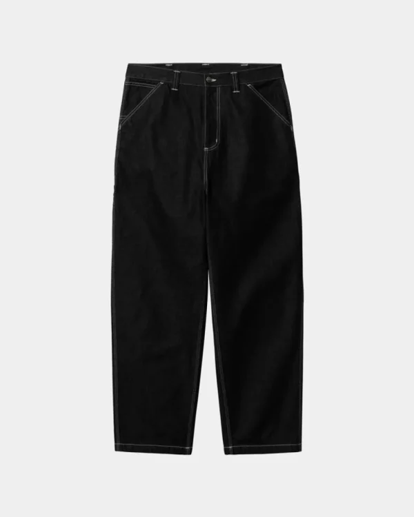 Carhartt WIP Og Loose Fit Single Knee Pant - Norco Denim | Sort (En Vask) Best