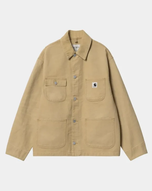 Carhartt WIP Og Michigan Frakke Til Kvinder (Forar) | Bourbon (Aeldret Laerred) Store