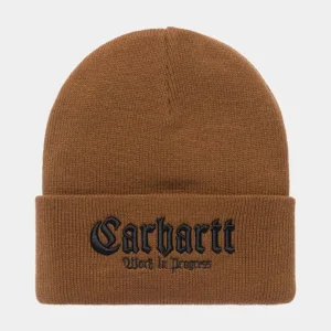 Carhartt WIP Onyx Beanie | Hamilton Brun / Sort Online