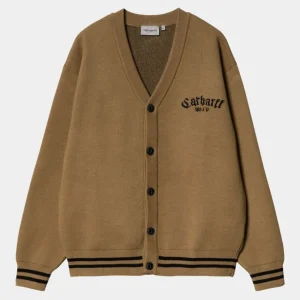 Carhartt WIP Onyx Cardigan | Hamilton Brun / Sort Best Sale