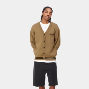 Carhartt WIP Onyx Cardigan | Hamilton Brun / Sort Best Sale