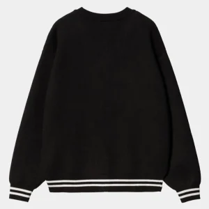 Carhartt WIP Onyx Cardigan | Sort/Voks Best Sale