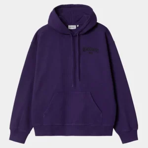 Carhartt WIP Onyx Script Sweatshirt Med Haette | Tyrian Cheap