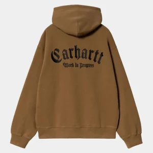 Carhartt WIP Onyx Script Sweatshirt Med Haette | Hamilton Brown Discount