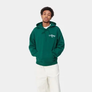 Carhartt WIP Onyx Script Sweatshirt Med Haette | Korvel Best Sale