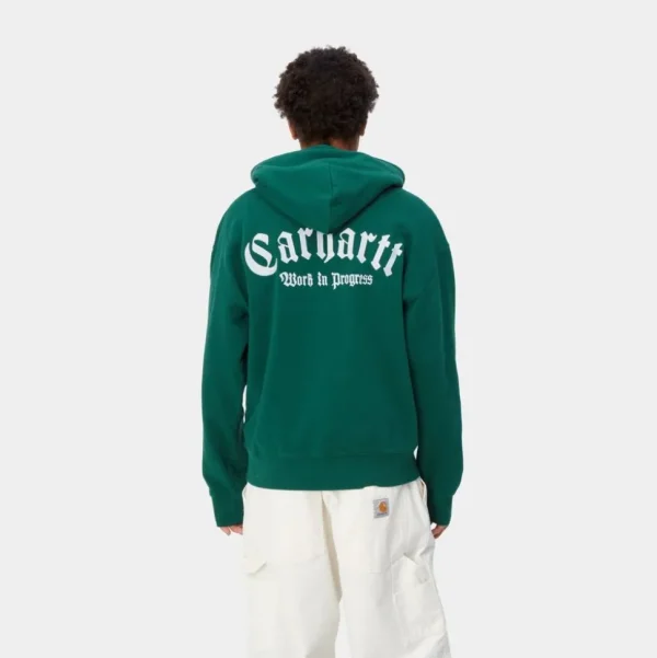 Carhartt WIP Onyx Script Sweatshirt Med Haette | Korvel Best Sale