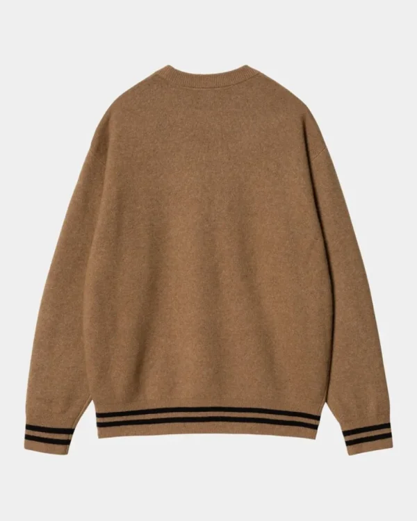 Carhartt WIP Onyx Sweater | Hamilton Brun / Sort Sale