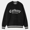 Carhartt WIP Onyx Sweater | Sort/Voks Hot